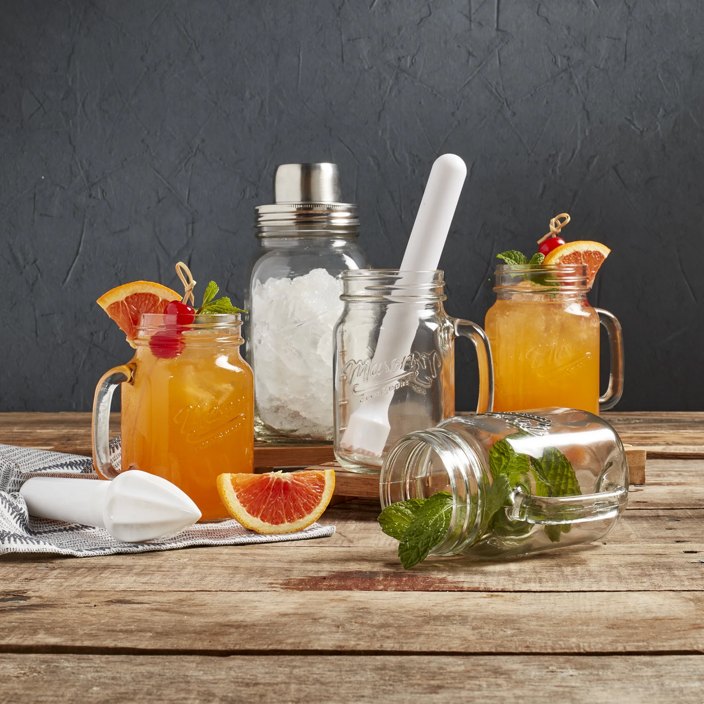 7-Piece Glass Bar Set