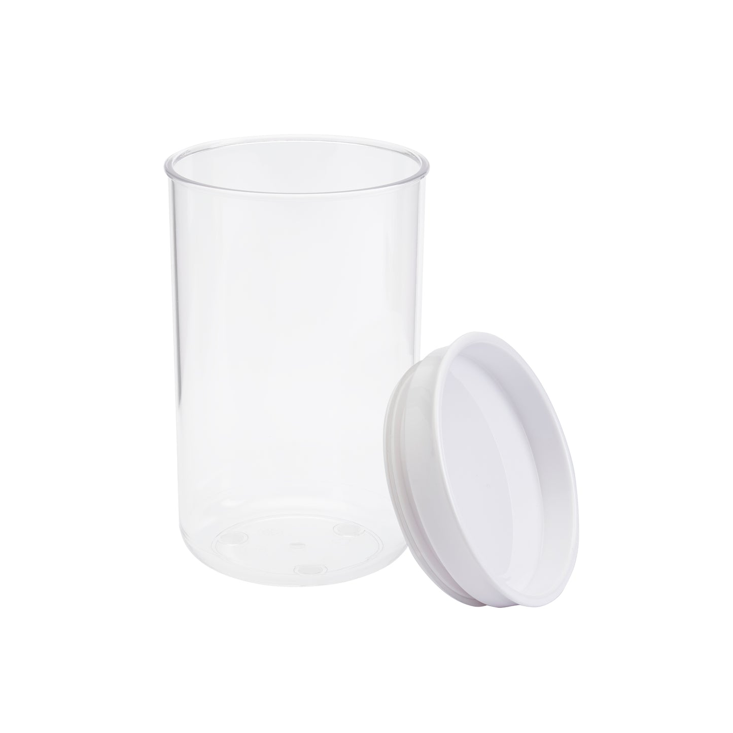 2-Piece Plastic Storage Canister Set, 0.85 Liter
