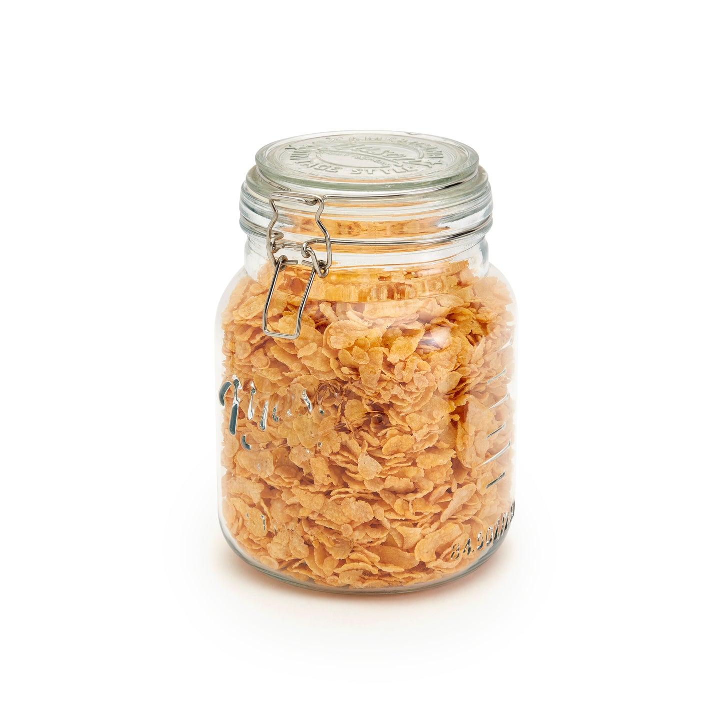 Large Airtight Glass Storage Jar, 2.5 Liter