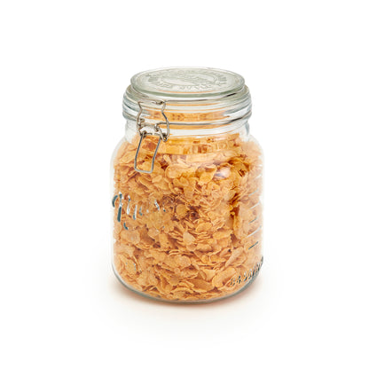 Large Airtight Glass Storage Jar, 2.5 Liter