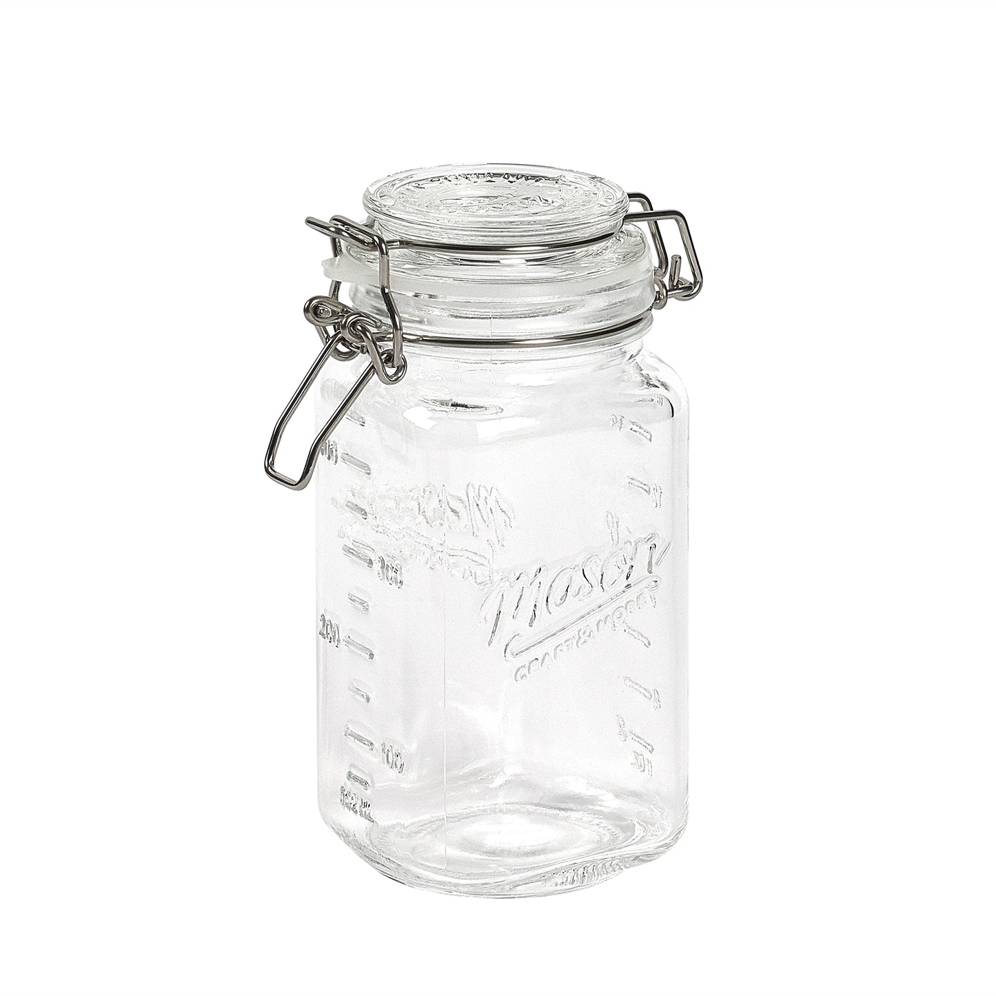 Extra-Large Airtight Glass Clamp Jar, 3.5 Liter