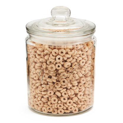 Large Glass Apothecary Jar, 1.9 Liter