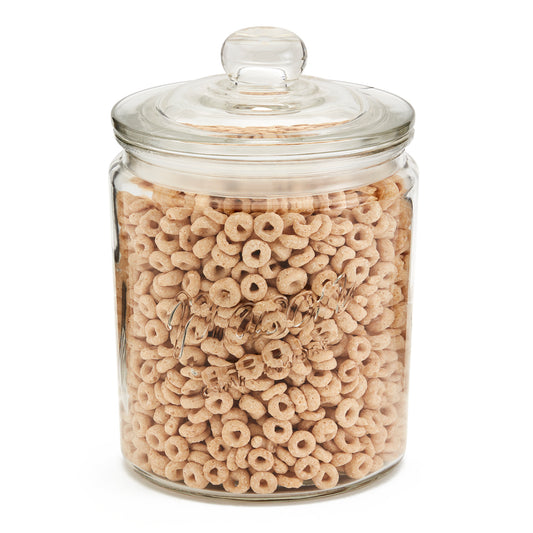 Large Glass Apothecary Jar, 1.9 Liter