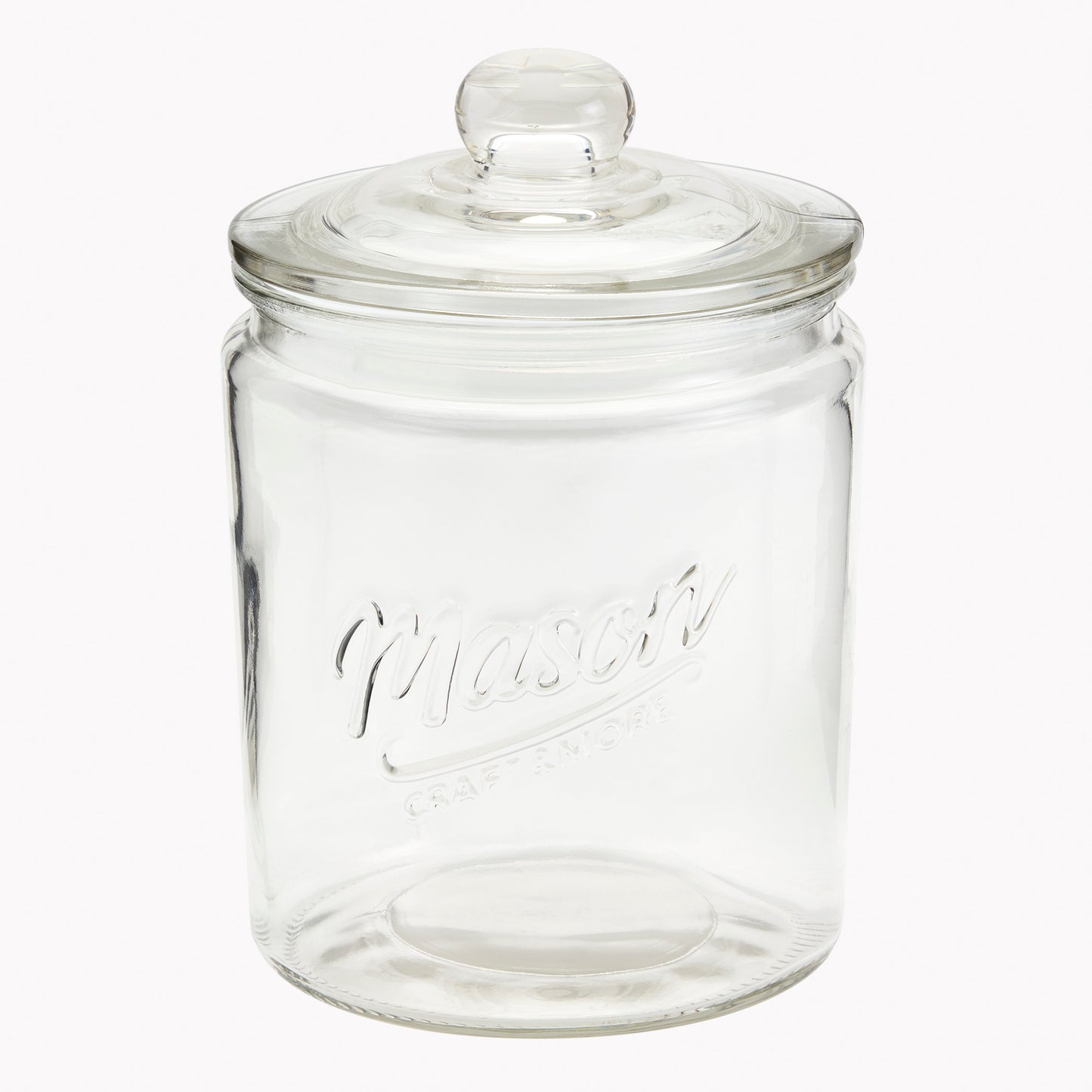 Large Glass Apothecary Jar, 1.9 Liter