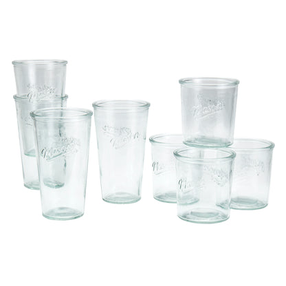8-Piece Glass Drinkware Tumblers Set