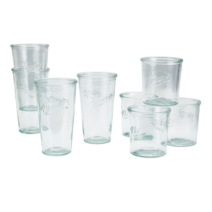 8-Piece Glass Drinkware Tumblers Set