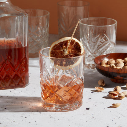 5-Piece Glass Whiskey Set with Decanter