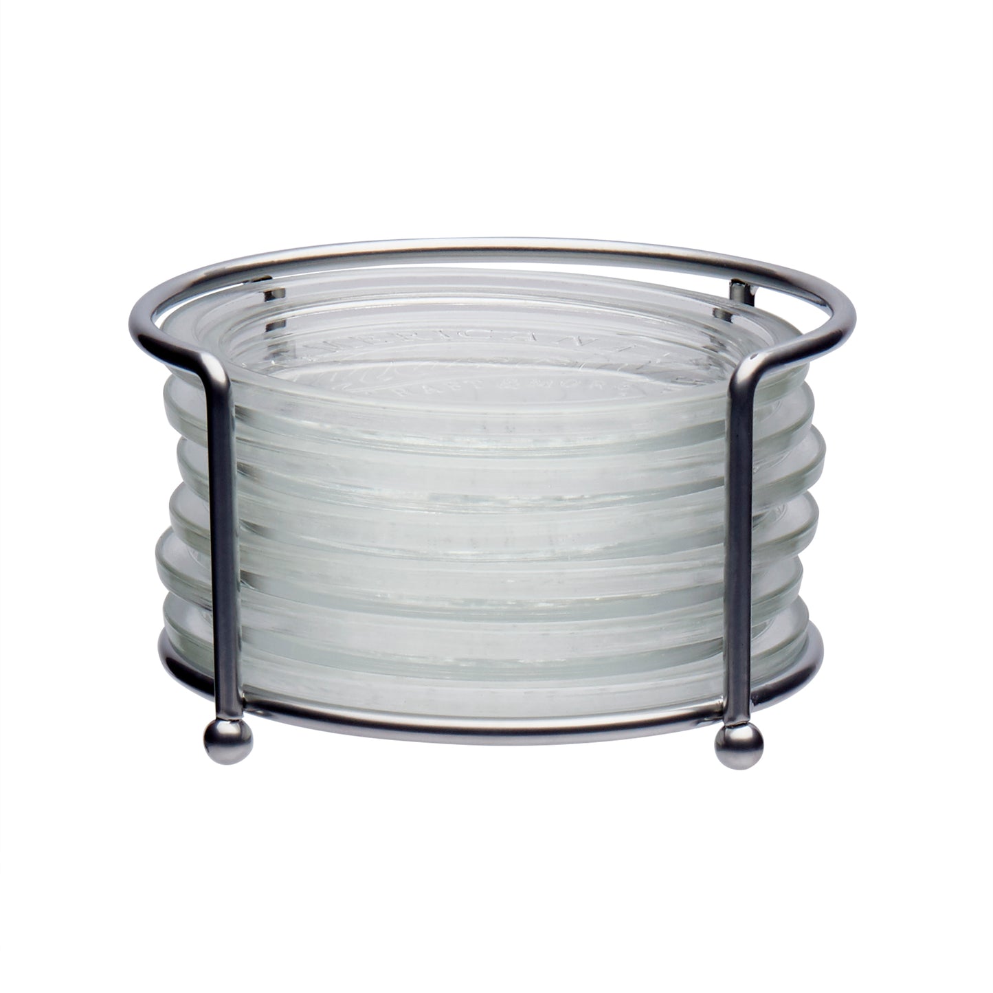 7-Piece Glass Coaster Set