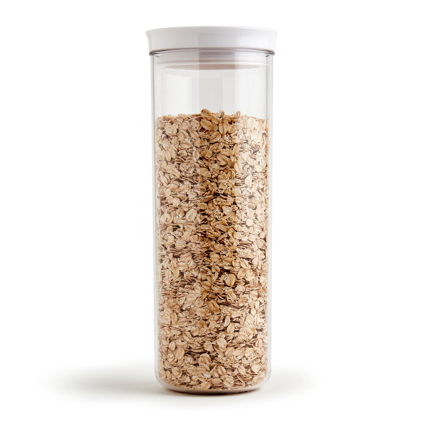 2-Piece Large Plastic Storage Canister Set, 1.5 Liter
