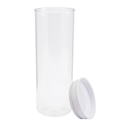 2-Piece Large Plastic Storage Canister Set, 1.5 Liter