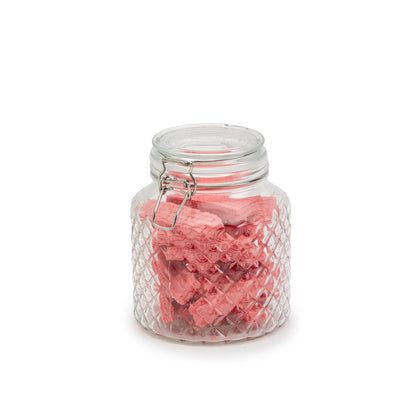 Large Airtight Glass Clamp Jar, 1.5 Liter